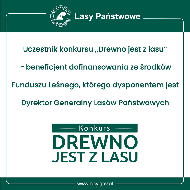 Drewno jest z lasu